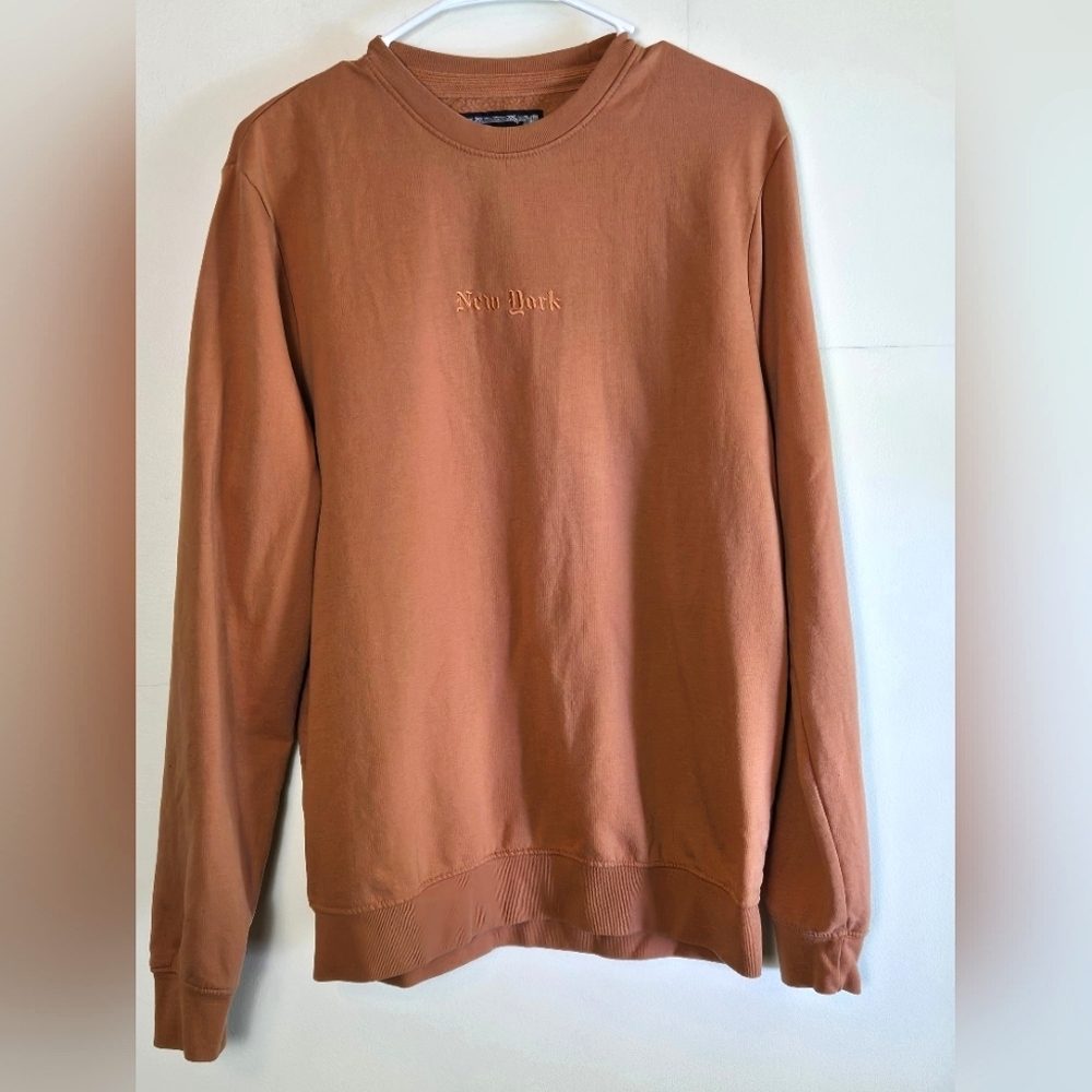 Men's Blind Rooster‎ Quiet Luxury New York Crew Neck Sweater, Large